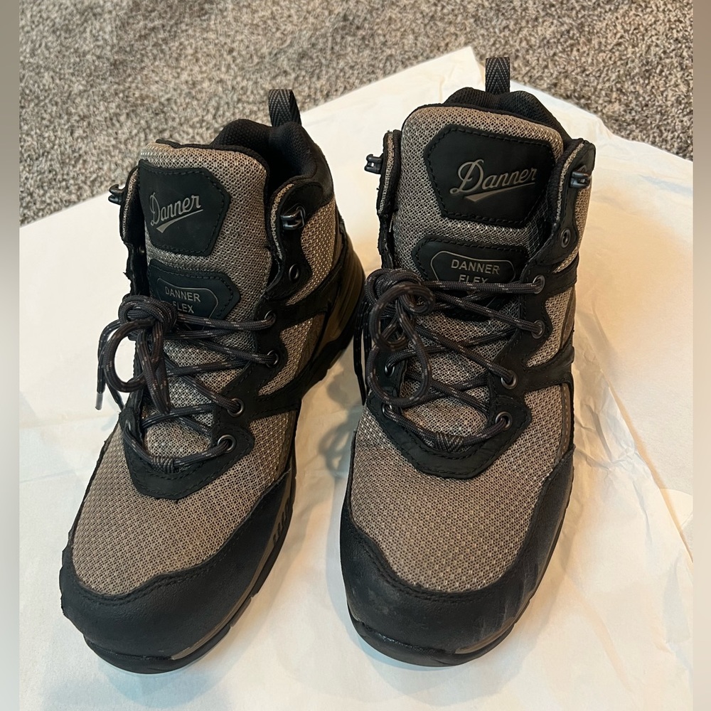 Danner Mens 12241 Springfield Black/Tan 4.5" Non Metalic Toe Safety Shoes